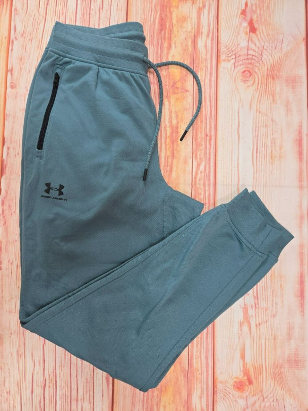 Under Armour Mens Loose Fit Teal Jogger Medium